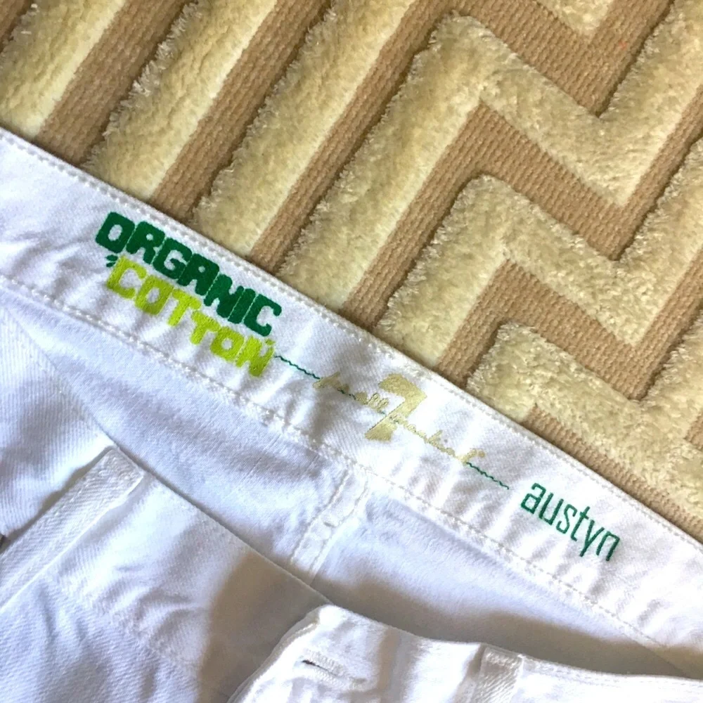 7 For All Mankind crisp white